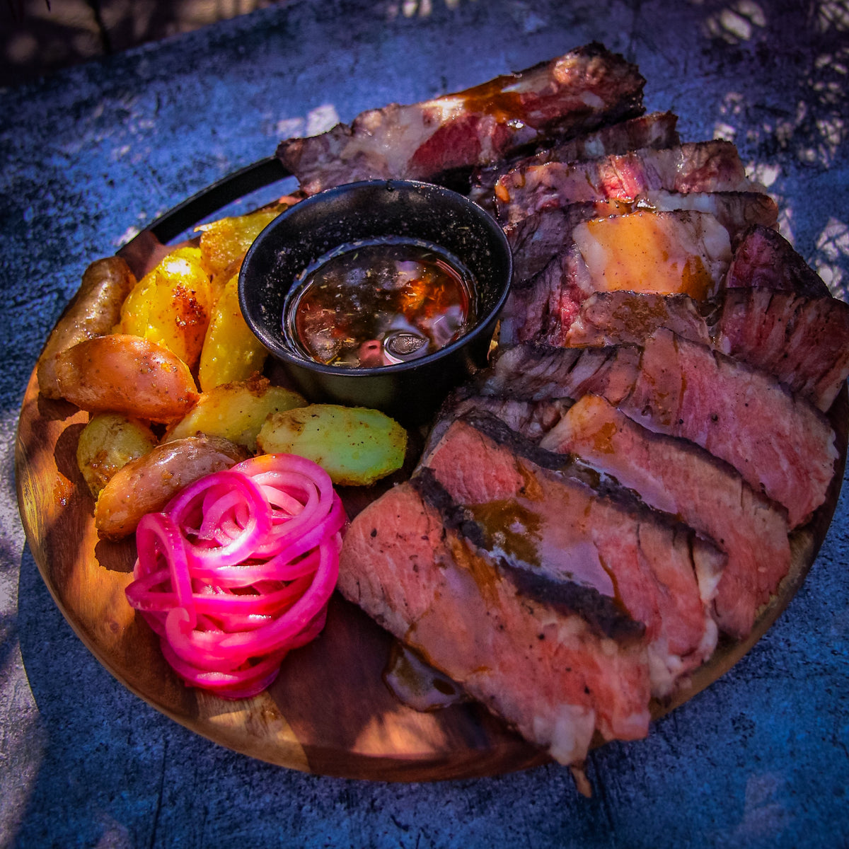Côte de Bœuf met Black Gold & Gaucho Chimichurri