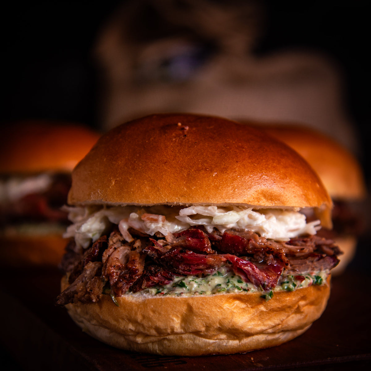 Pulled Beef Burger met Chimichurri Mayo