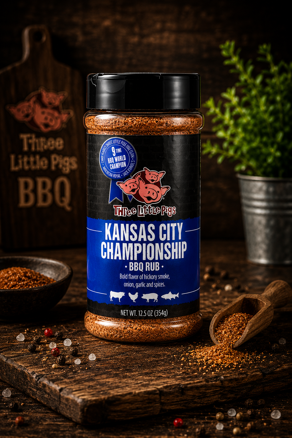 3 Little Pigs KC Championship BBQ RUB 184gr