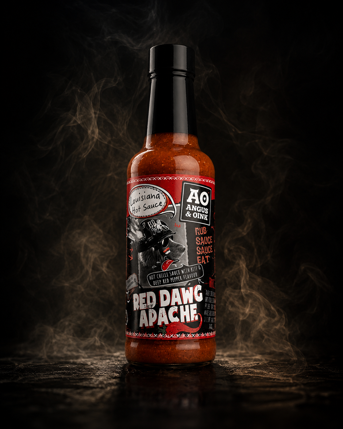 Angus &amp; Oink Red Dawg Apache Hot Sauce