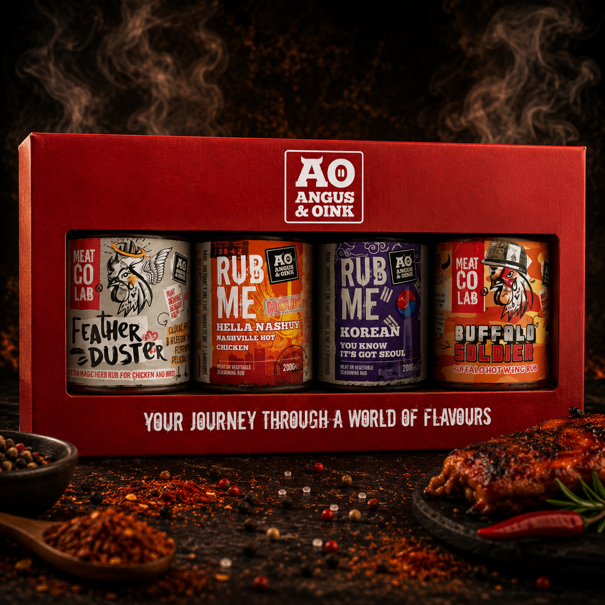 Angus &amp; Oink Wings &amp; Chicken Things gift pack