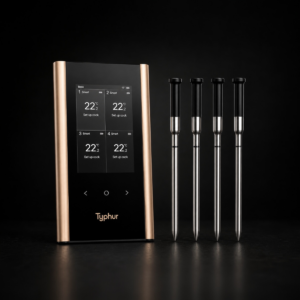 Typhur Sync Gold Quad – Draadloze BBQ Vleesthermometer met 4 Probe